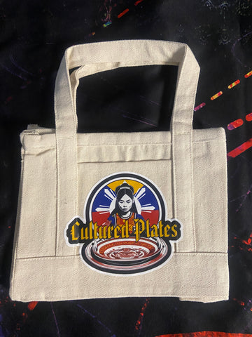 Mini Cultured Plates Tote Bag