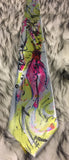 custom hand painted sublimation tie